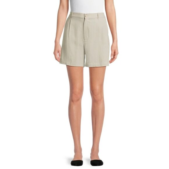 Women's Time & Tru Linen Blend Shorts, size XXL / 20 - Picture 1 of 12